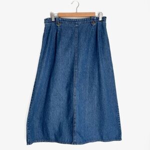 Vintage 2000s Napa Valley Denim A-Line Skirt